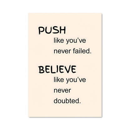 Poster Push Your Limits