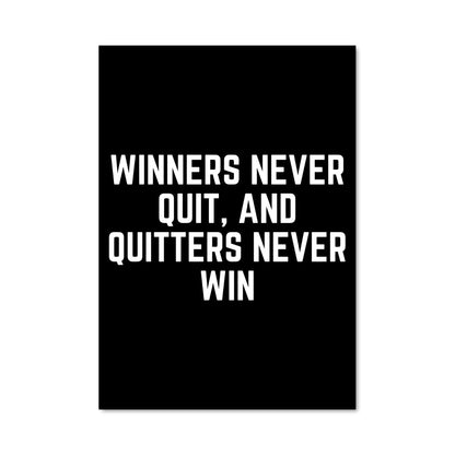 Poster Never Quit