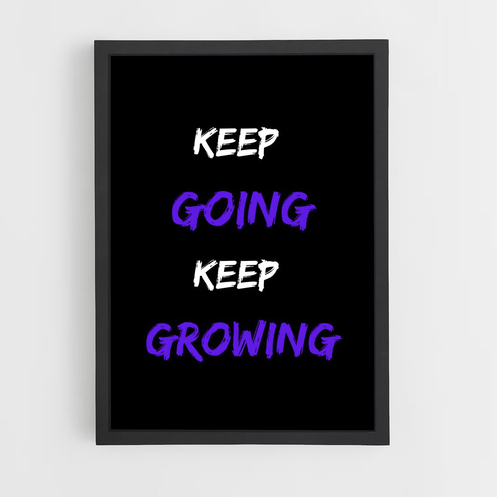 ap-keep going-8 cadre Noir