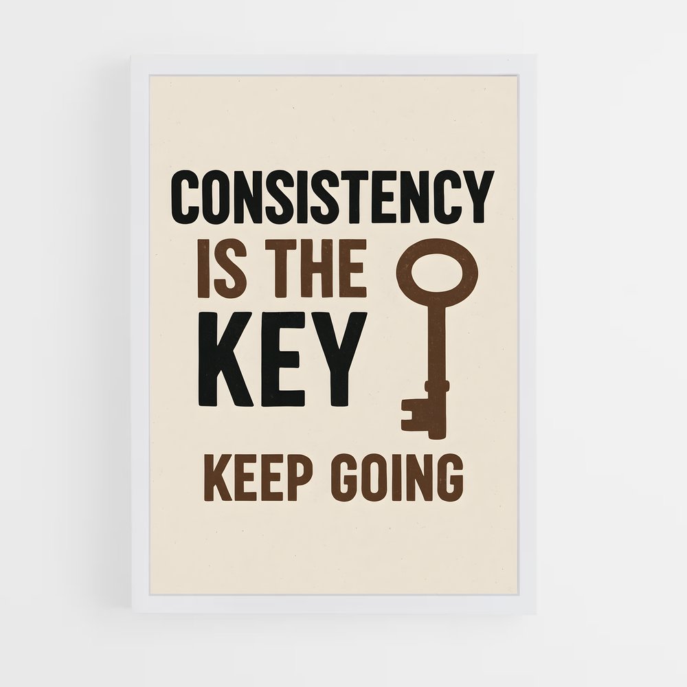 ap-keep going-9 cadre Blanc