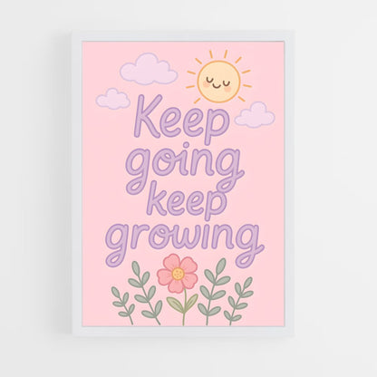 ap-keep growing-1 cadre Blanc