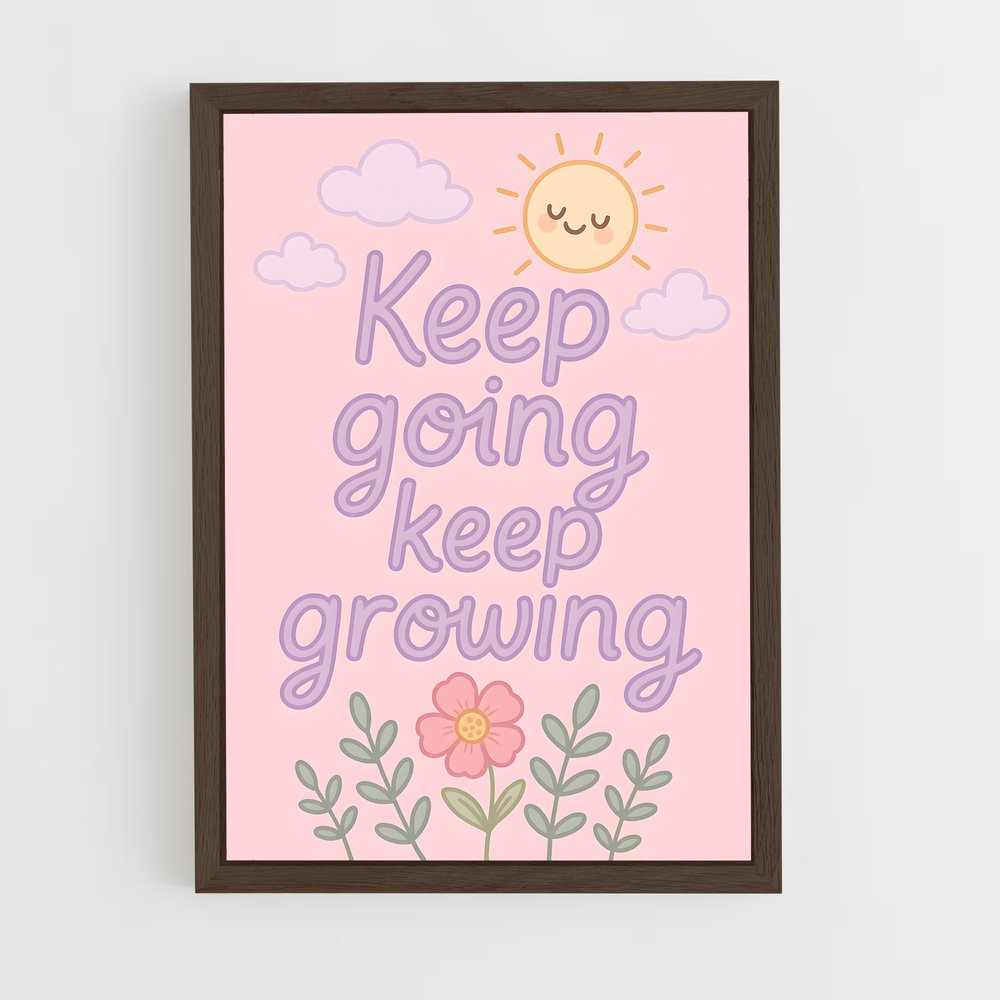 ap-keep growing-1 cadre Bois foncé