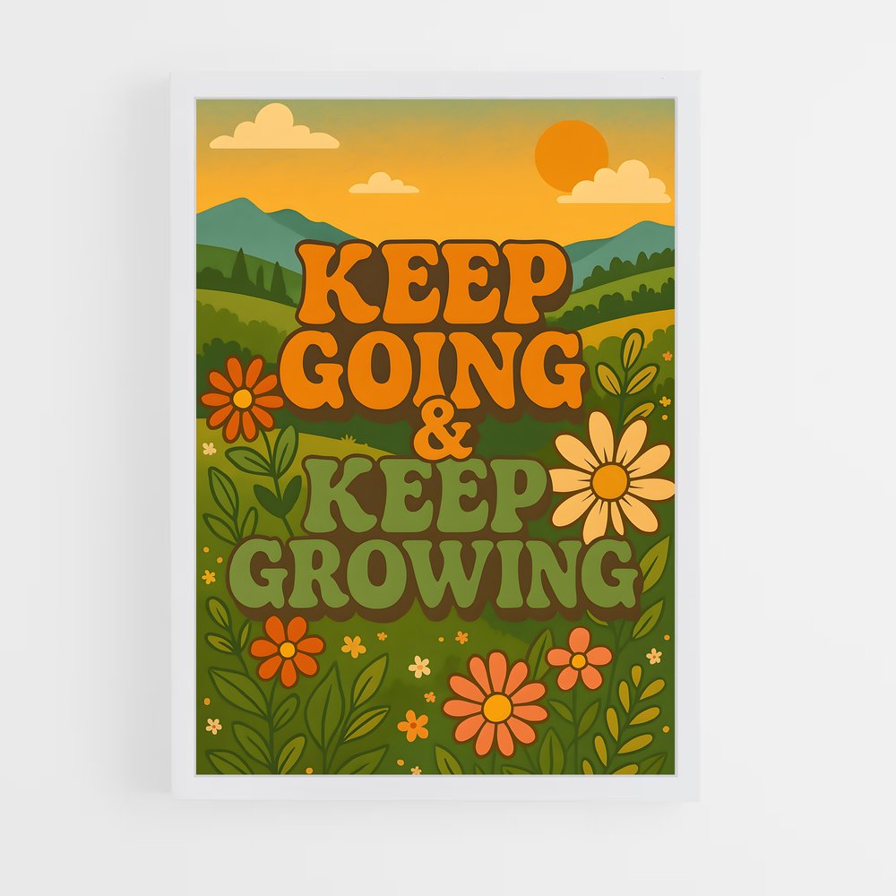ap-keep growing-3 cadre Blanc