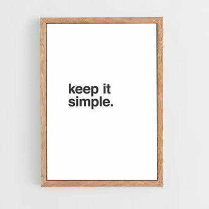 ap-keep it simple-1 cadre Bois clair