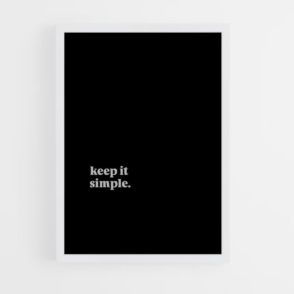 ap-keep it simple-3 cadre Blanc