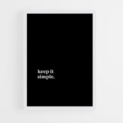 ap-keep it simple-3 cadre Blanc