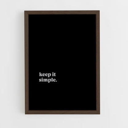 ap-keep it simple-3 cadre Bois foncé