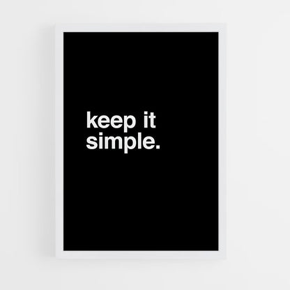 ap-keep it simple-4 cadre Blanc