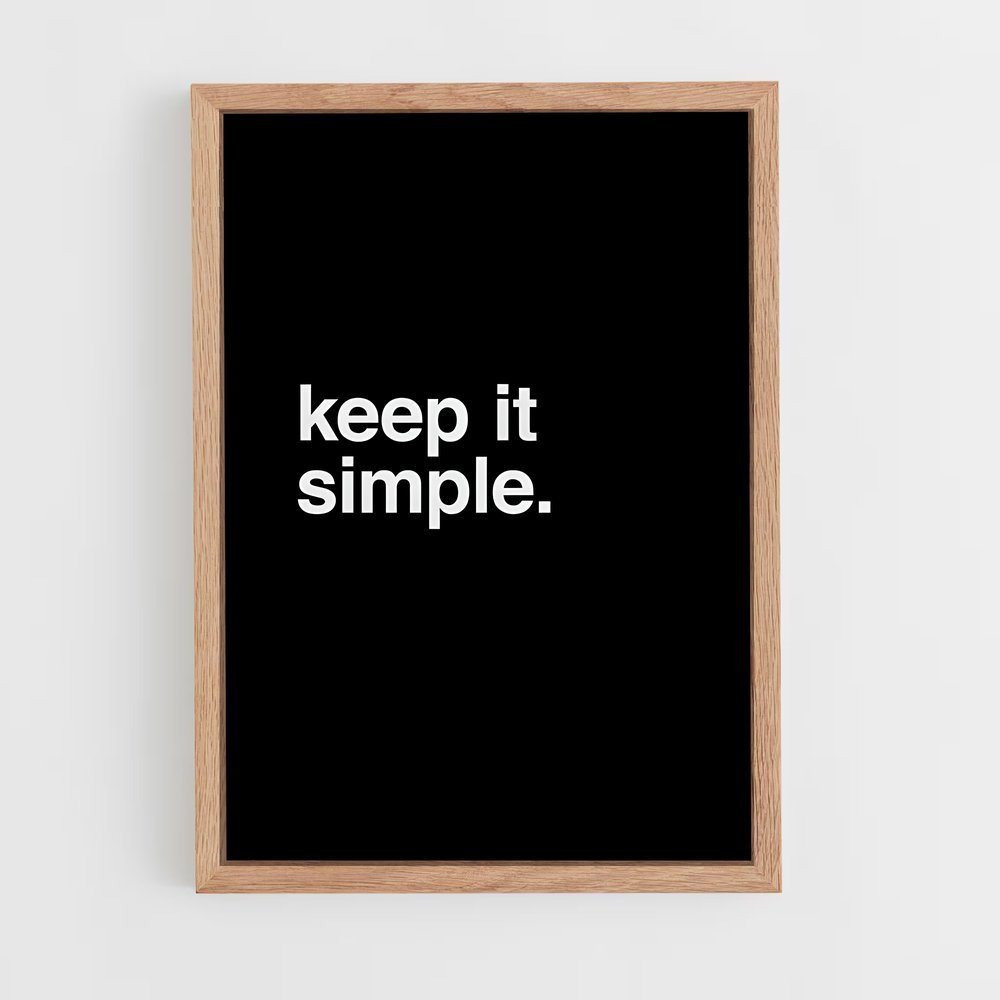 ap-keep it simple-4 cadre Bois clair