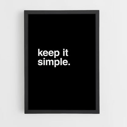 ap-keep it simple-4 cadre Noir