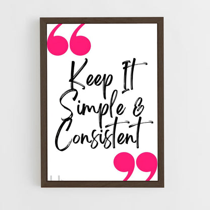 ap-keep it simple-5 cadre Bois foncé