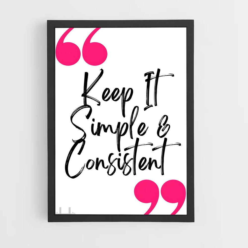 ap-keep it simple-5 cadre Noir