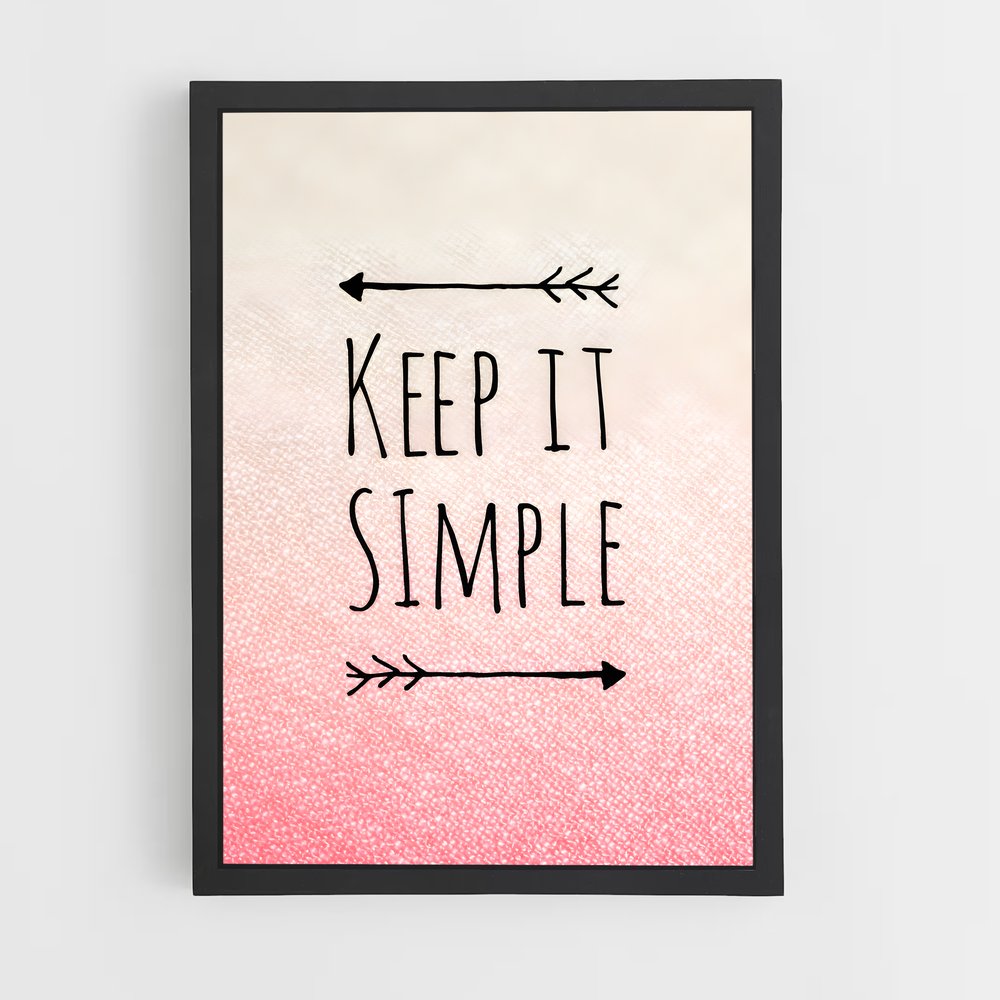 ap-keep it simple-6 cadre Noir