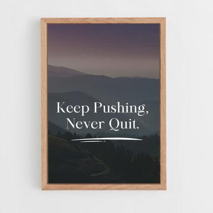 ap-keep pushing-1 cadre Bois clair