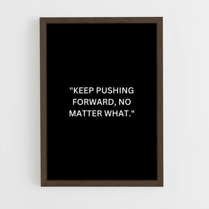 ap-keep pushing-5 cadre Bois foncé