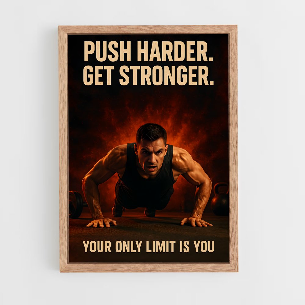 ap-keep pushing-7 cadre Bois clair