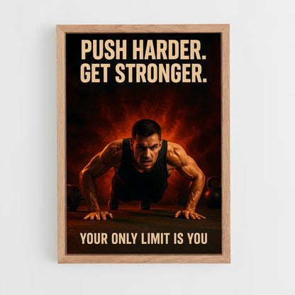 ap-keep pushing-7 cadre Bois clair