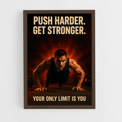 ap-keep pushing-7 cadre Bois foncé
