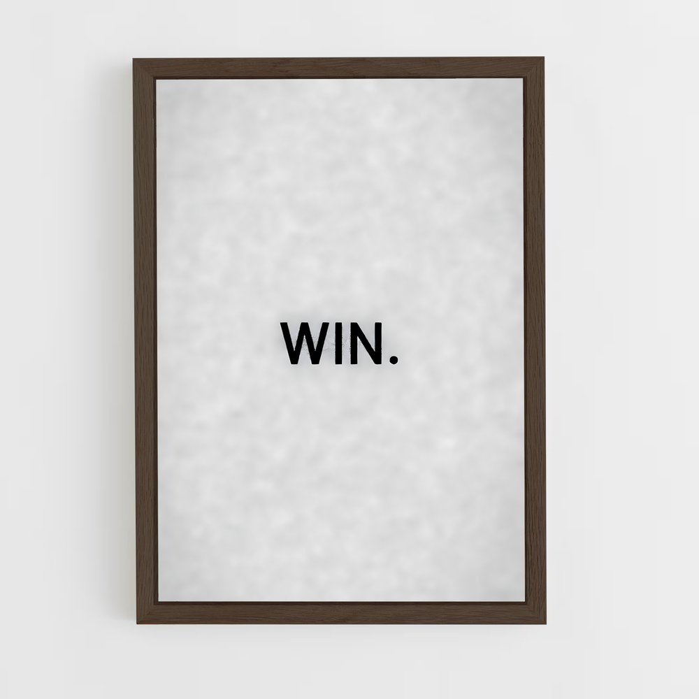 ap-keep winning-2 cadre Bois foncé