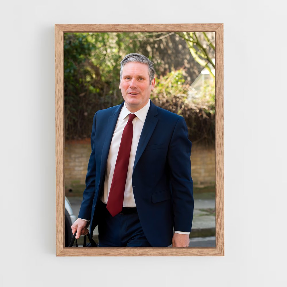 ap-keir starmer-1 cadre Bois clair