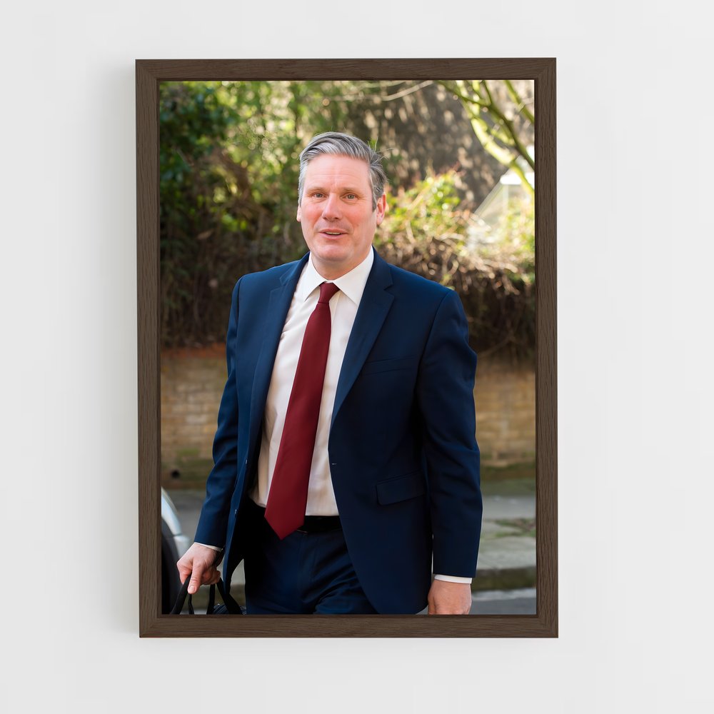 ap-keir starmer-1 cadre Bois foncé