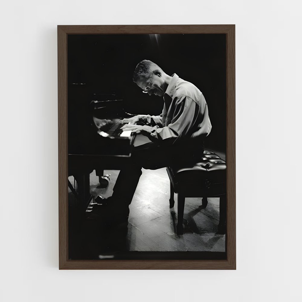 ap-keith jarrett-3 cadre Bois foncé