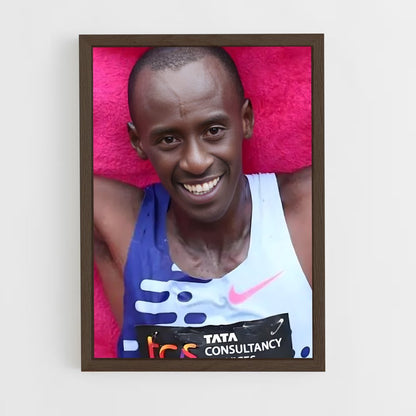 ap-kelvin kiptum-3 cadre Bois foncé