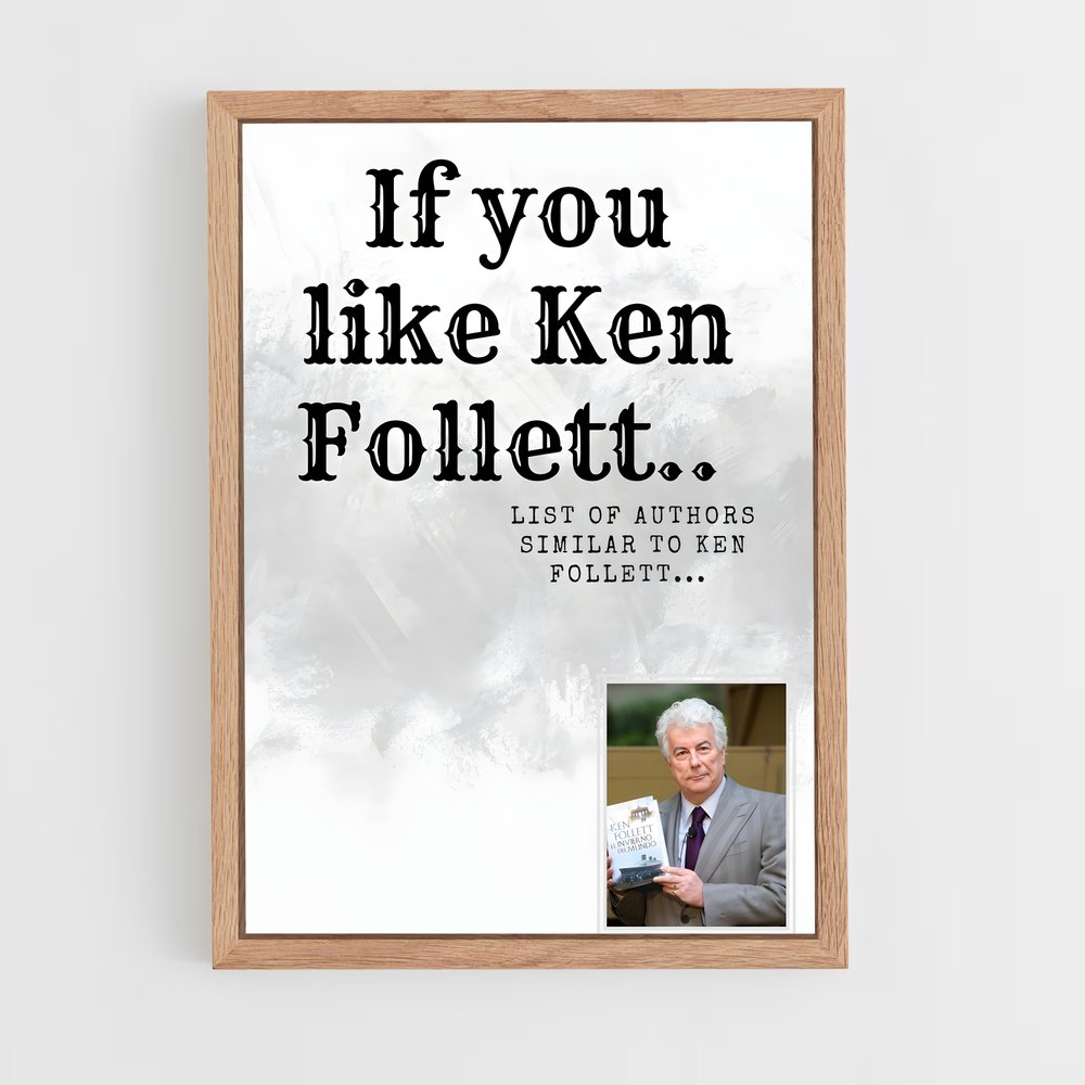 ap-ken follett-1 cadre Bois clair