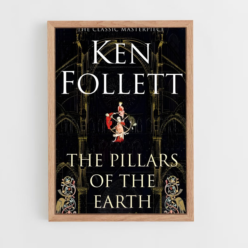 ap-ken follett-3 cadre Bois clair
