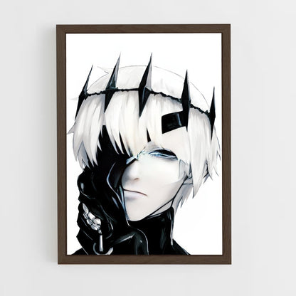 ap-ken kaneki-2 cadre Bois foncé