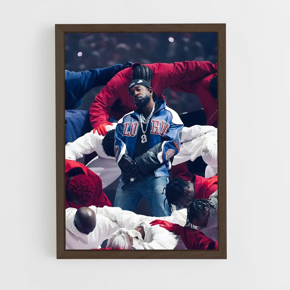 ap-kendrick lamar-1 cadre Bois foncé