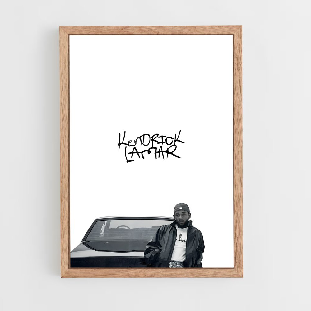 ap-kendrick lamar-10 cadre Bois clair