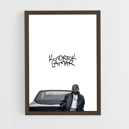 ap-kendrick lamar-10 cadre Bois foncé