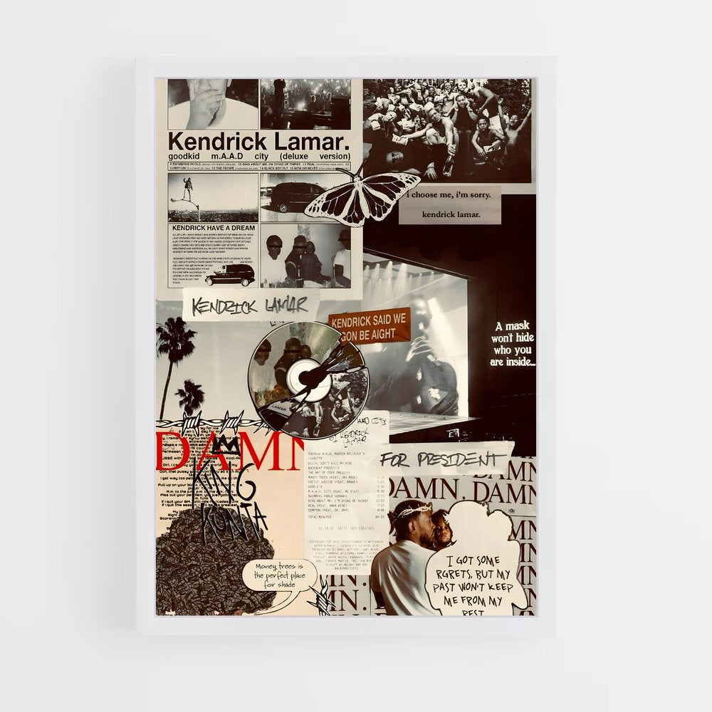 ap-kendrick lamar-3 cadre Blanc
