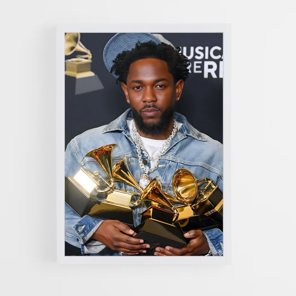 ap-kendrick lamar-5 cadre Blanc