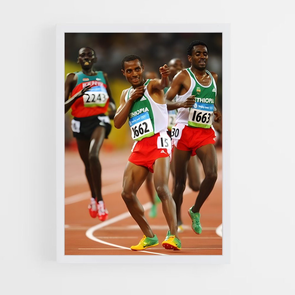ap-kenenisa bekele-2 cadre Blanc