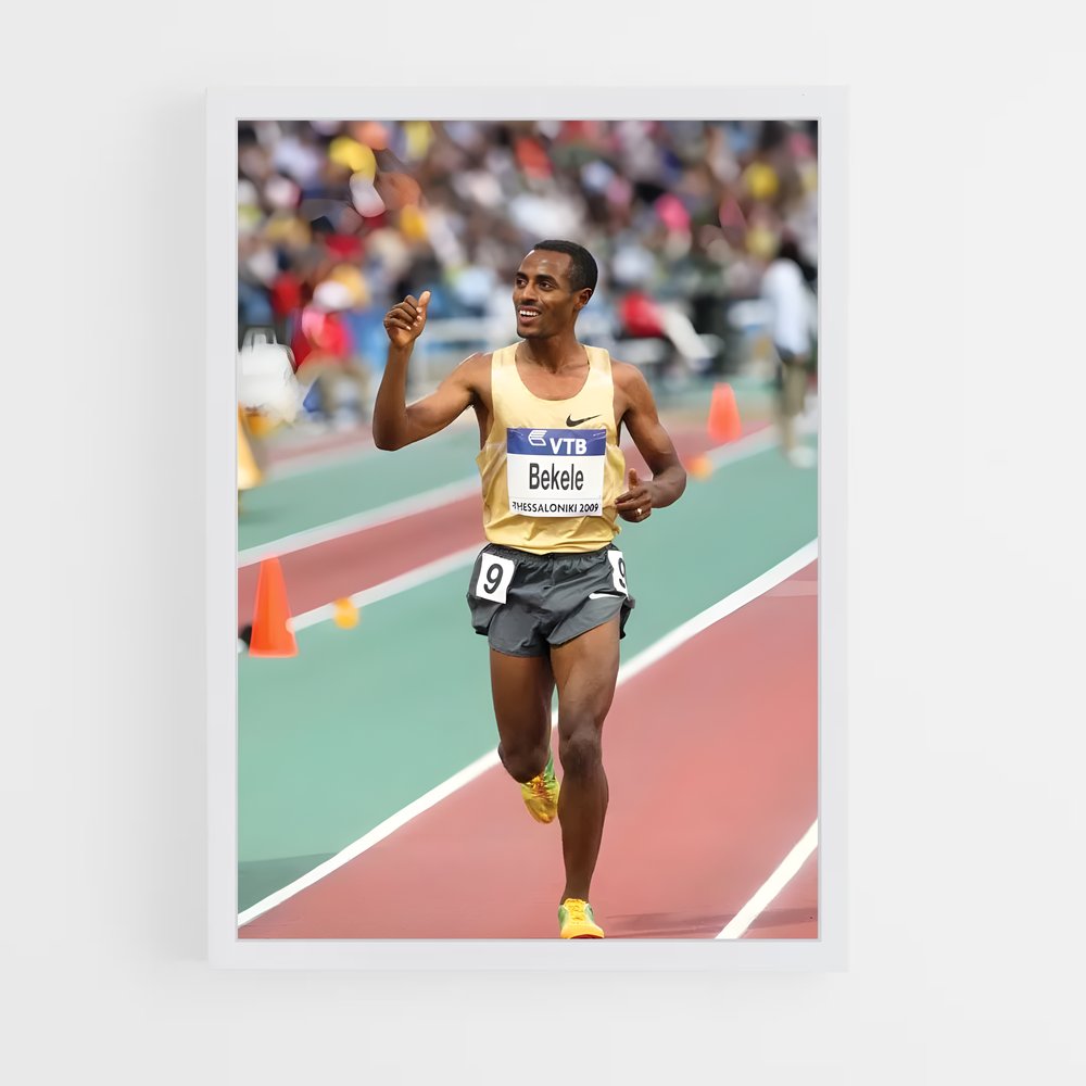 ap-kenenisa bekele-3 cadre Blanc