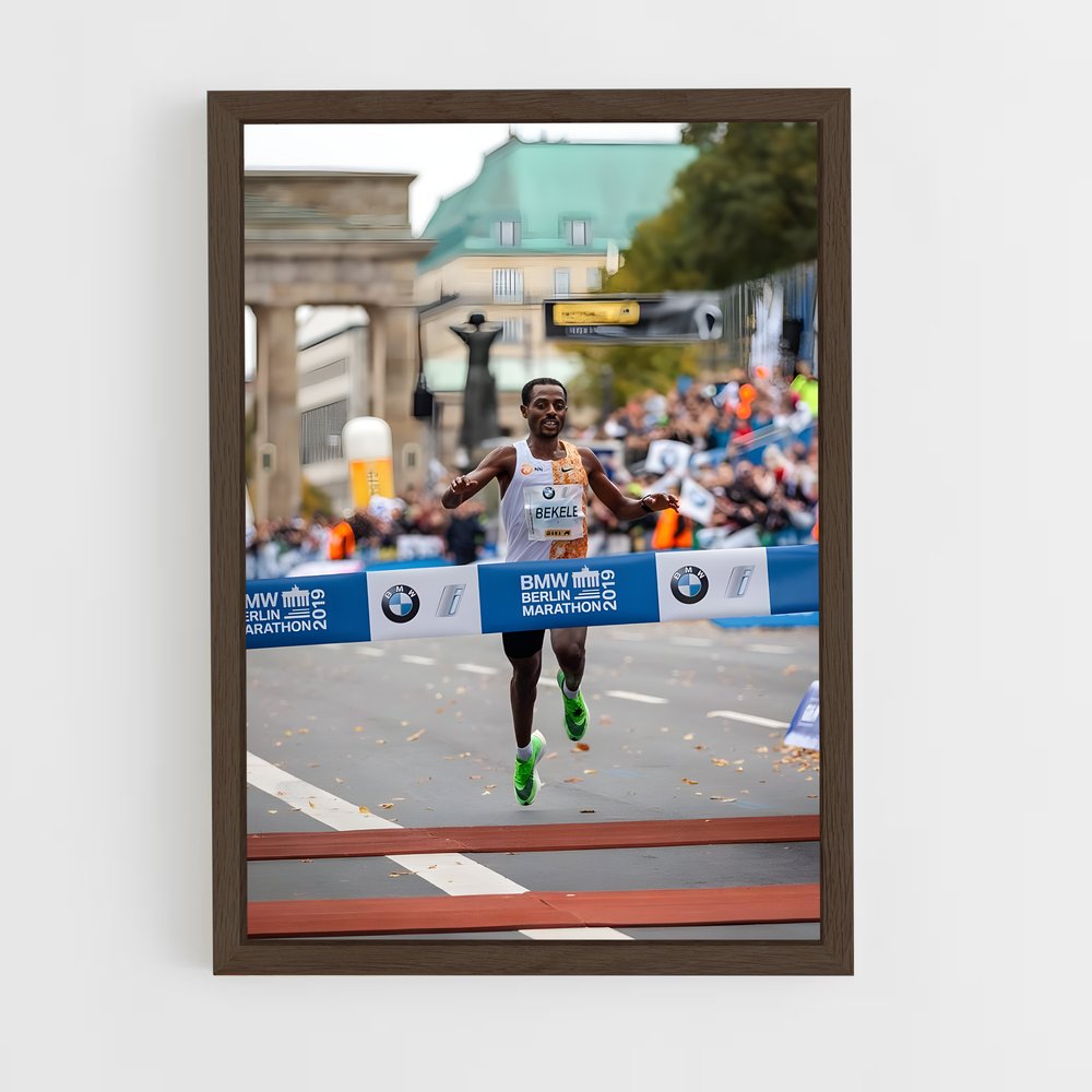 ap-kenenisa bekele-5 cadre Bois foncé