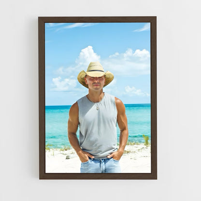 ap-kenny chesney-1 cadre Bois foncé