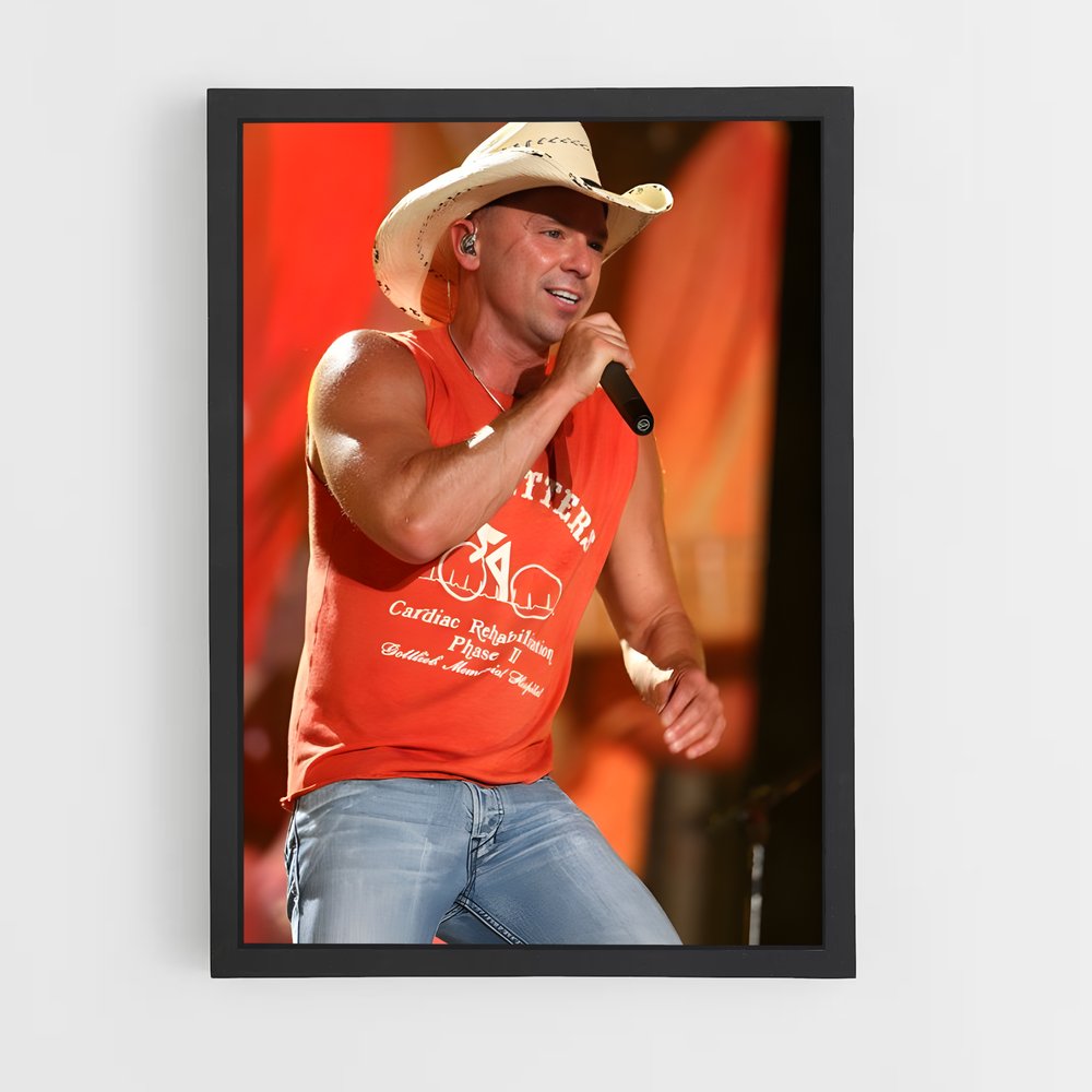 ap-kenny chesney-3 cadre Noir