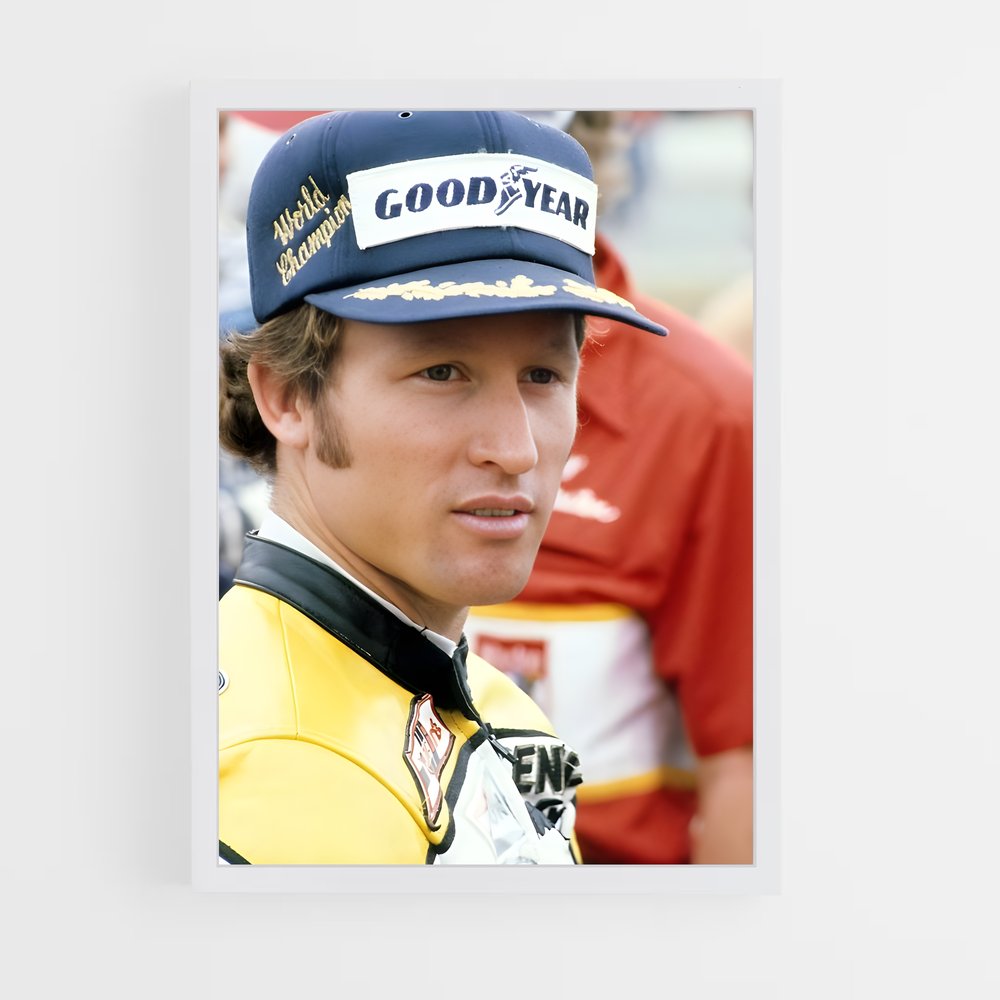 ap-kenny roberts-2 cadre Blanc