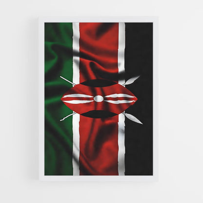 ap-kenya flag-1 cadre Blanc