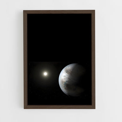 ap-kepler 452b-1 cadre Bois foncé