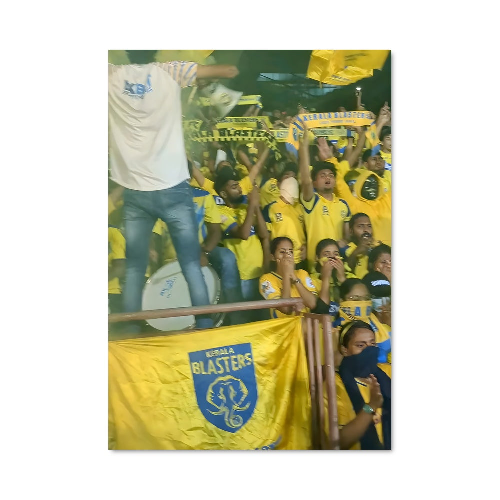 Poster Ferveur Jaune