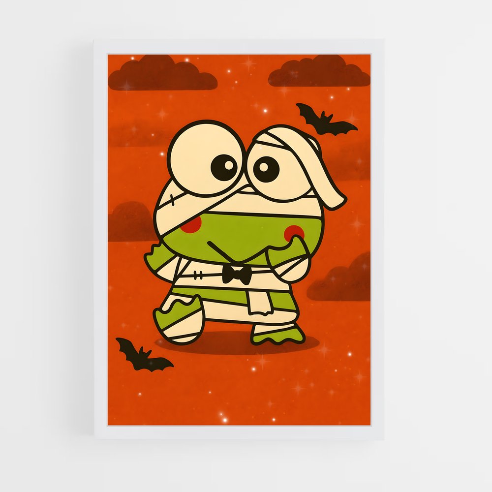 ap-keroppi-6 cadre Blanc