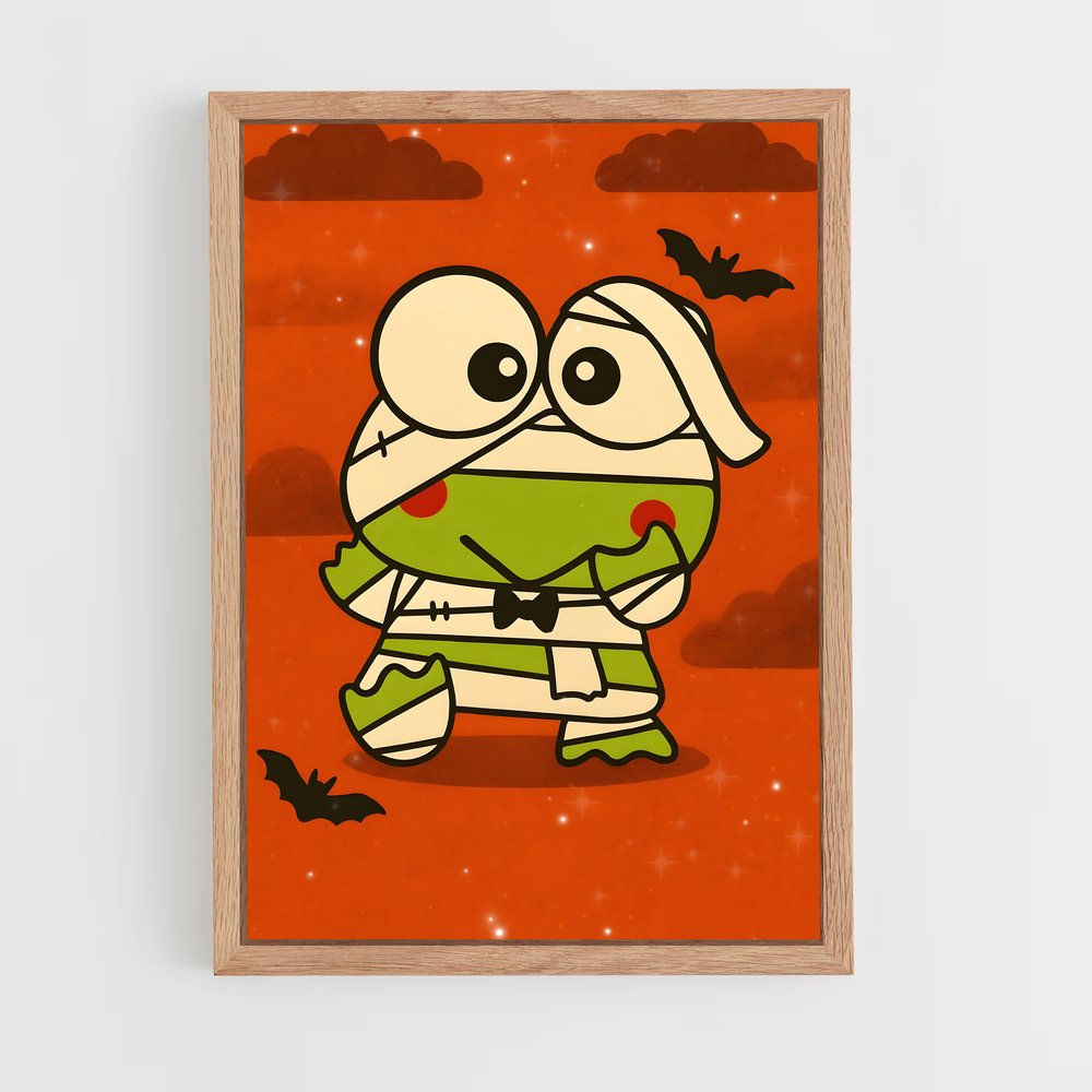 ap-keroppi-6 cadre Bois clair