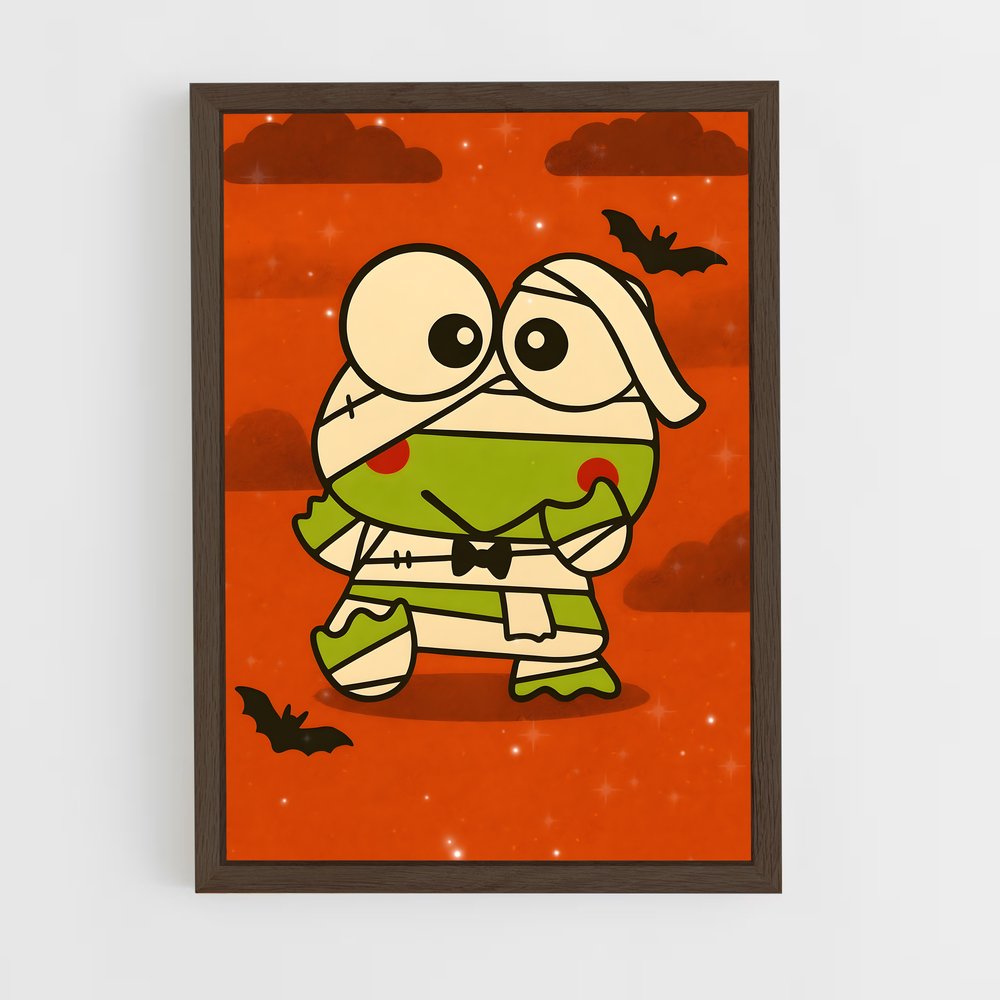 ap-keroppi-6 cadre Bois foncé