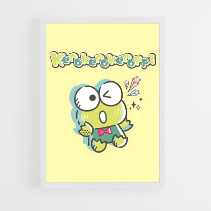 ap-keroppi-7 cadre Blanc
