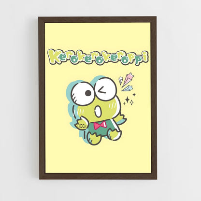 ap-keroppi-7 cadre Bois foncé