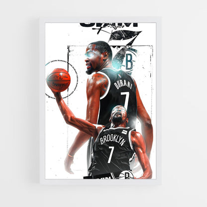 ap-kevin durant-5 cadre Blanc